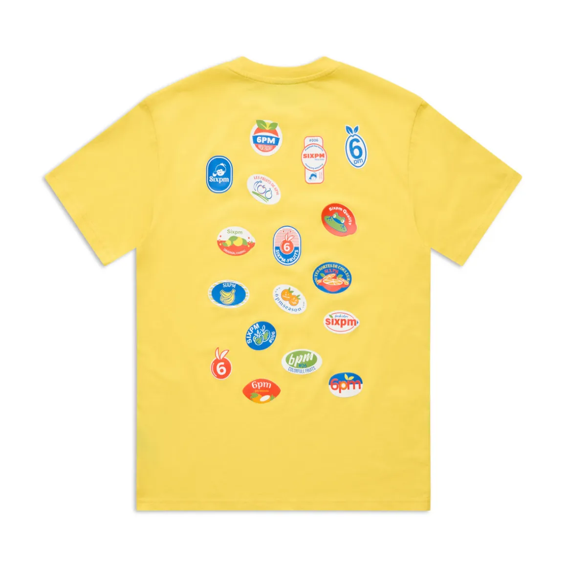 BANANA STICKER TEE YELLOW