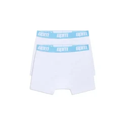 BOXER SHORTS WHITE/BABY BLUE (2-PACK)