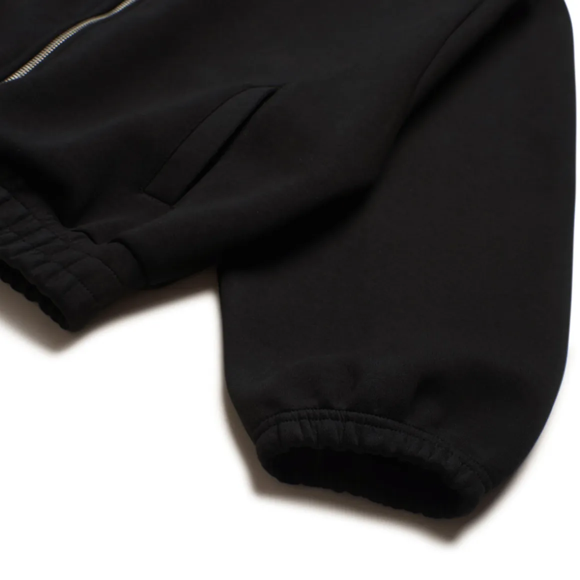 BOXY ZIP HOODIE BLACK