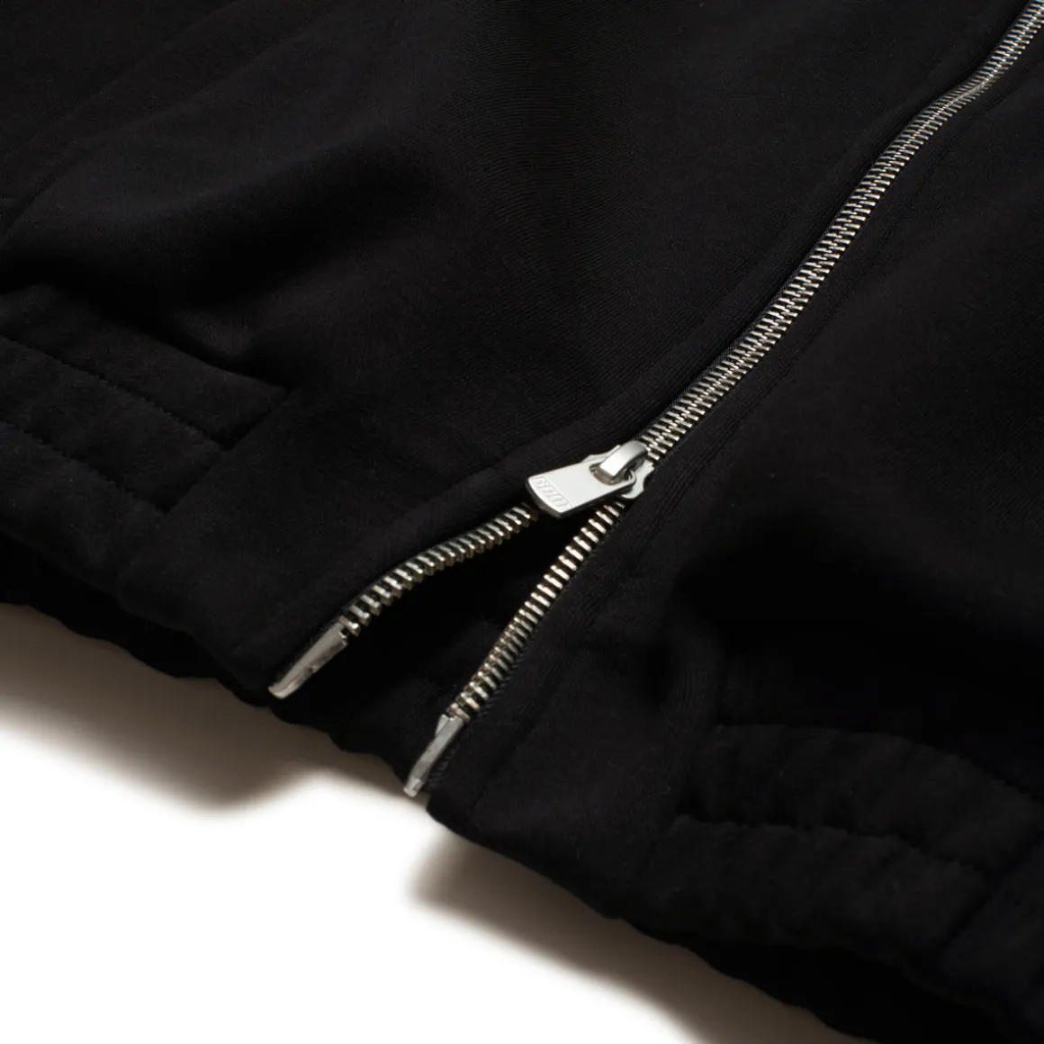 BOXY ZIP HOODIE BLACK