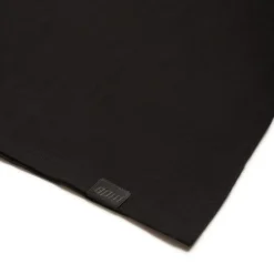 BUTTONED SLIM FIT LS BLACK