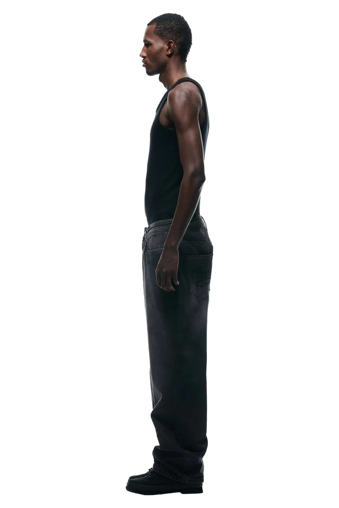 CENTER SEAM DENIM PURPLE OVERDYE