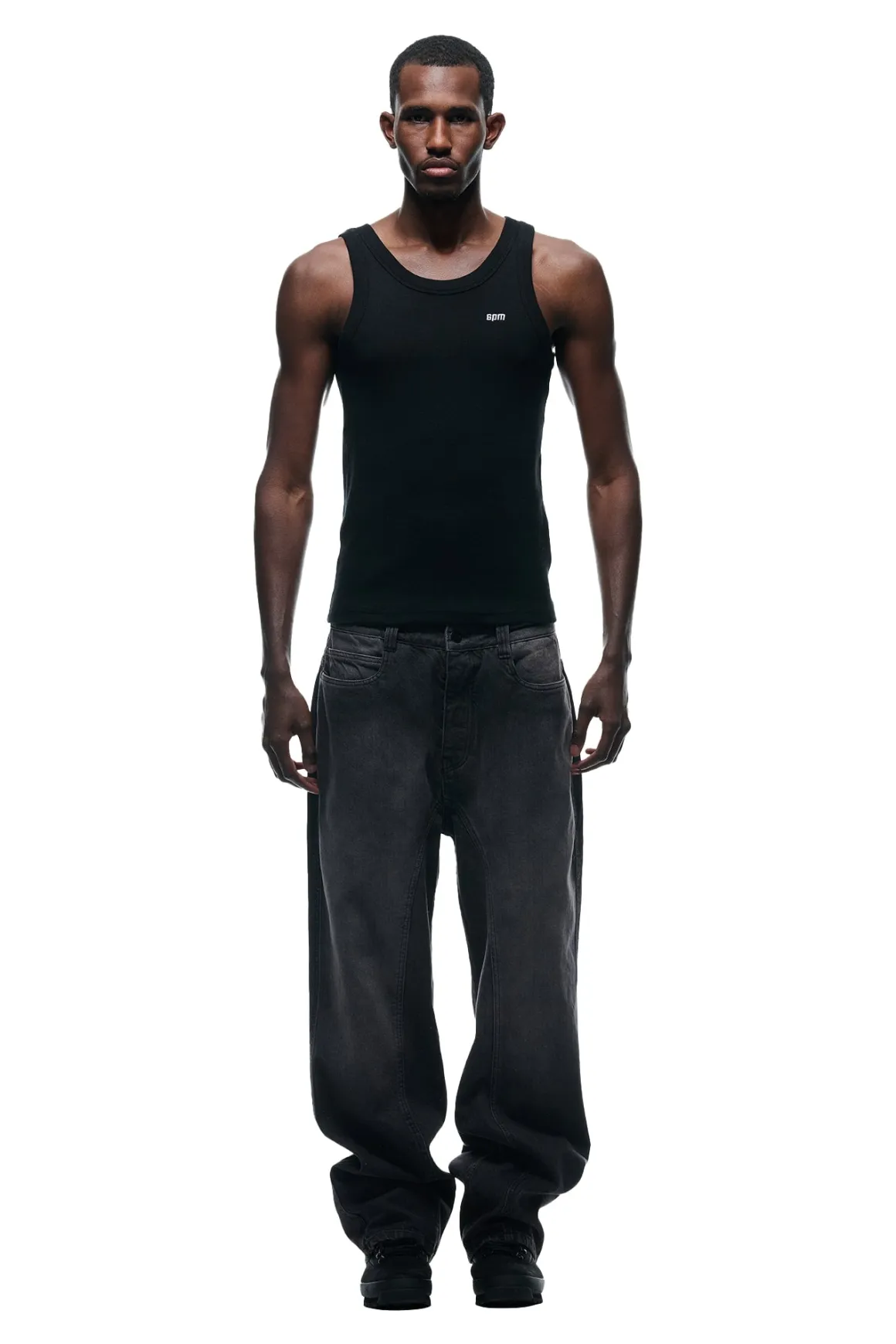 CENTER SEAM DENIM PURPLE OVERDYE