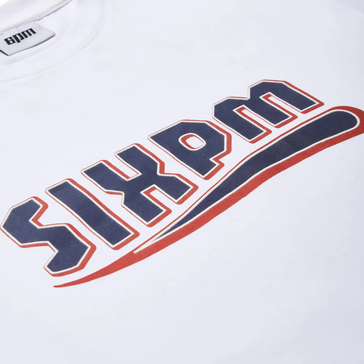 CLEAN EDGE WAVE TEE WHITE