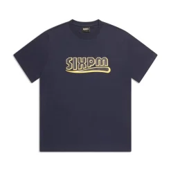 CLEAN EDGE WAVE T-SHIRT MIDNIGHT BLUE