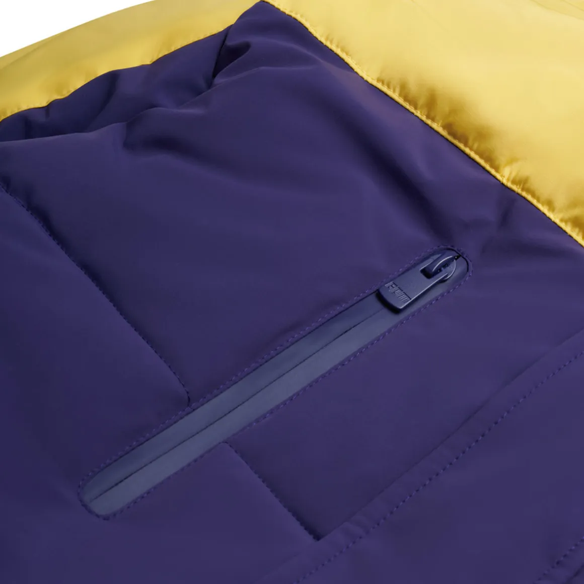 COACH PUFFER COAT BLUE
