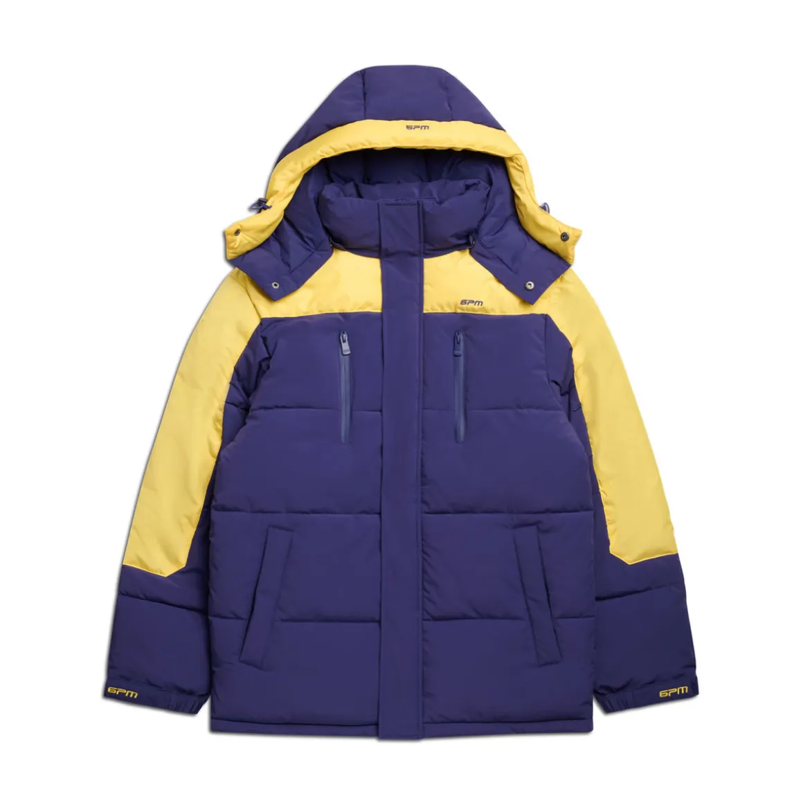 COACH PUFFER COAT BLUE