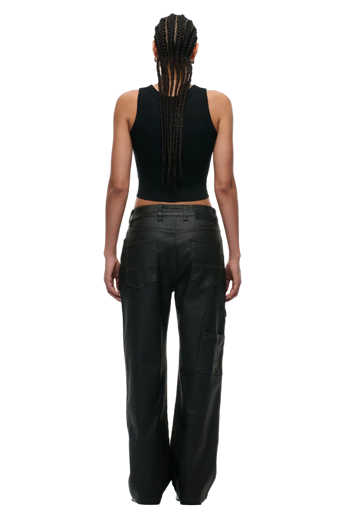 COATED CARPENTER DENIM ROASTED SEAWEED