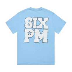 COLLEGE STAR TEE BLUE