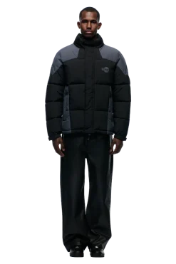 COLOUR BLOCKING PUFFER BLACK/ANTHRACITE