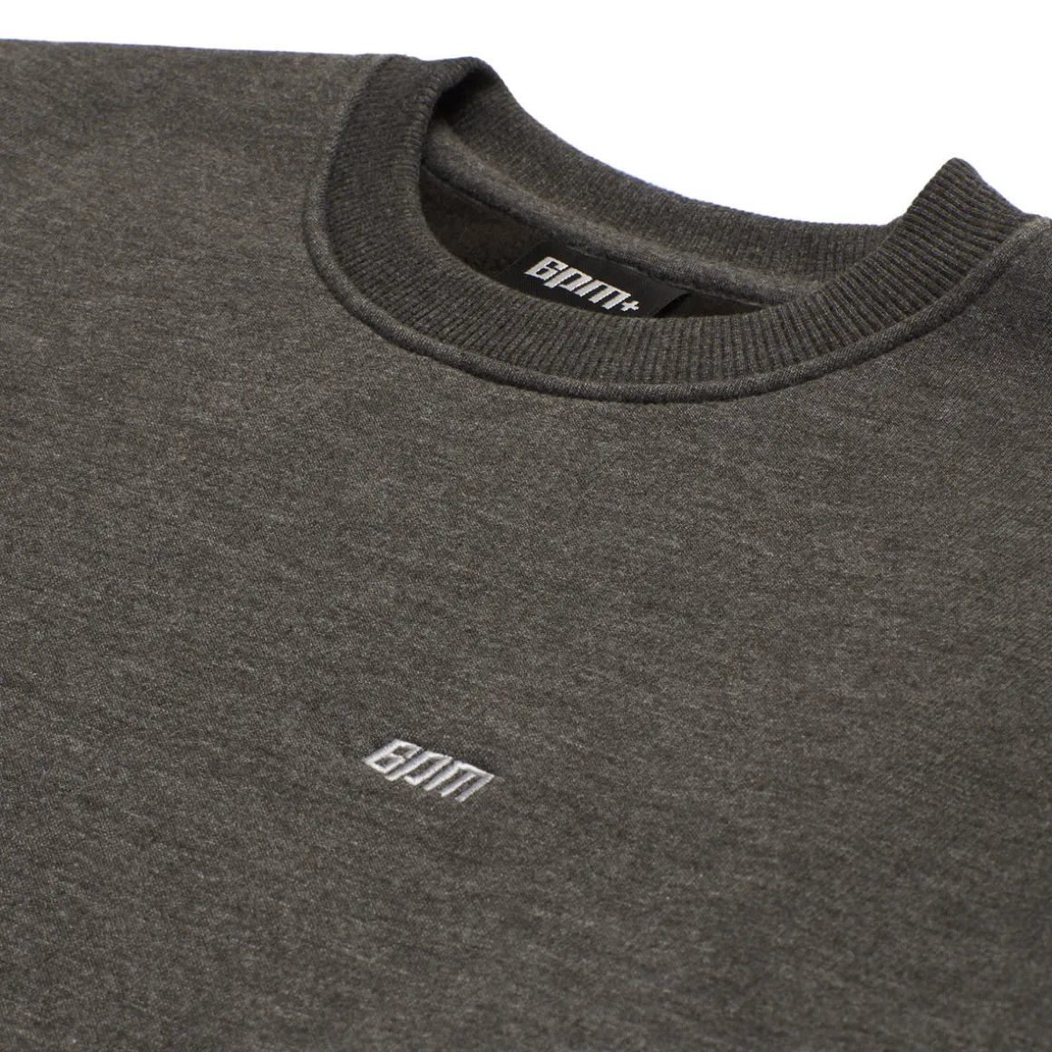 CREWNECK DARK GREY MELANGE