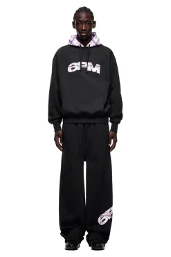 CREWNECK HOODIE BLACK