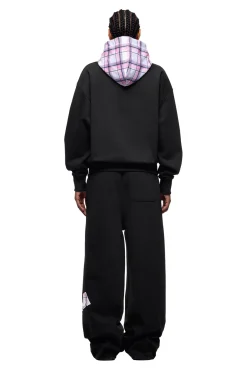 CREWNECK HOODIE BLACK