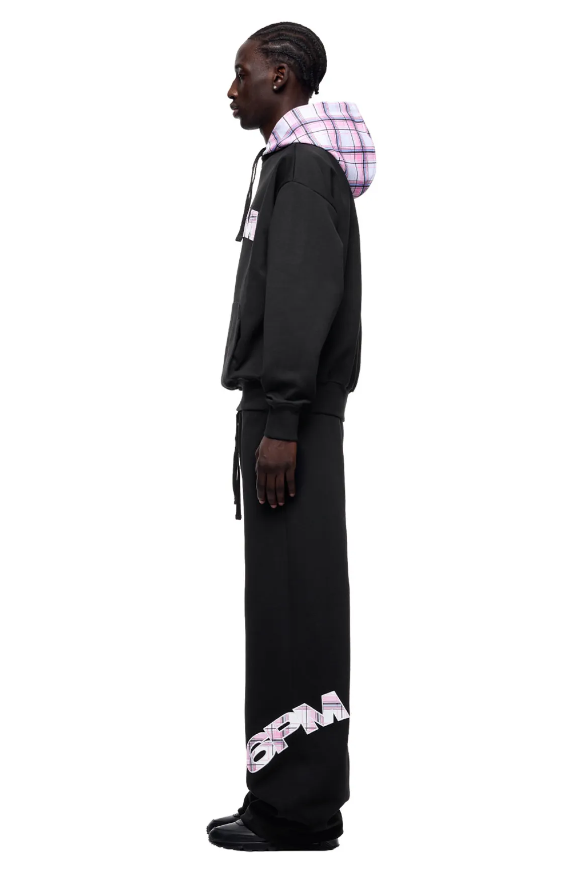 CREWNECK HOODIE BLACK