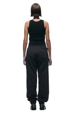 CRINKLE TRACK PANTS IRON GREY