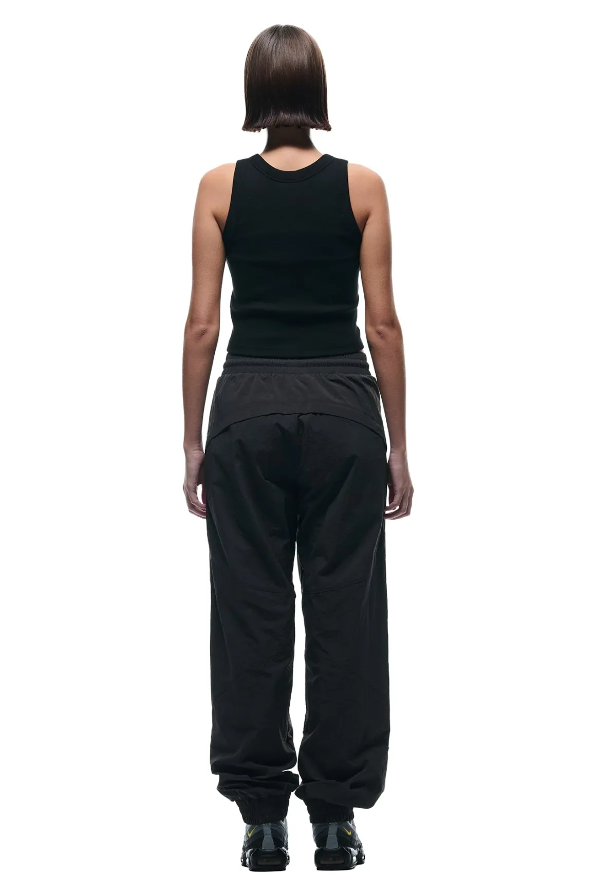 CRINKLE TRACK PANTS IRON GREY