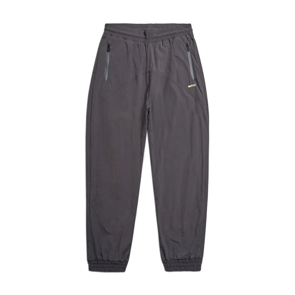 CRINKLE TRACK PANTS IRON GREY