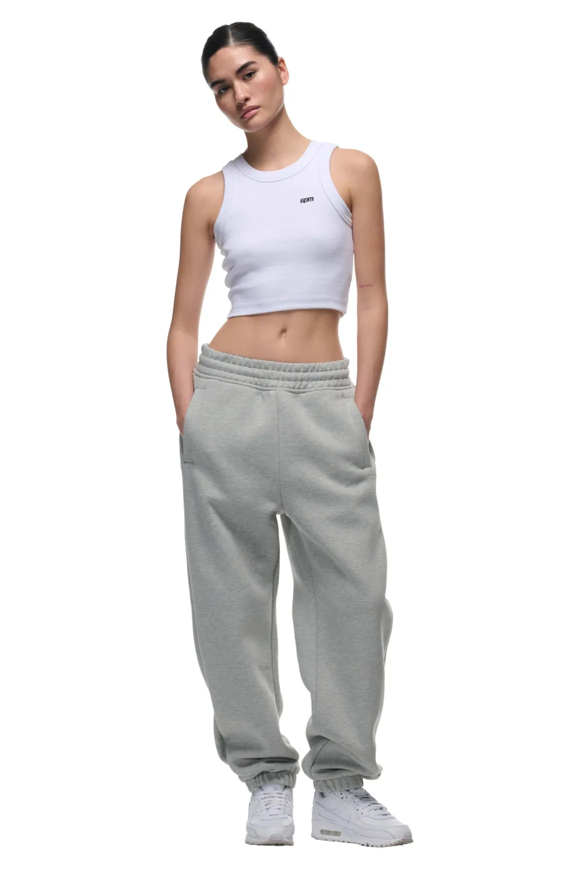 CUFF JOGGER GREY MELANGE