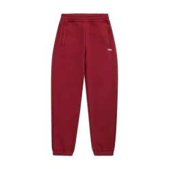 CUFF JOGGER WINE RED