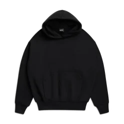 DOT CAMO LETTER HOODIE BLACK