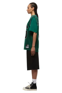 DOUBLE LAYER BBALL JERSEY DARK GREEN