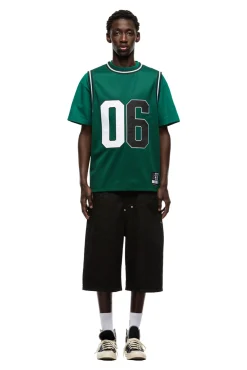 DOUBLE LAYER BBALL JERSEY DARK GREEN