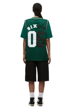 DOUBLE LAYER BBALL JERSEY DARK GREEN