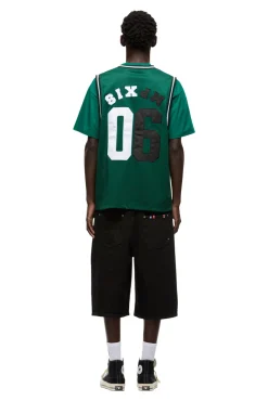 DOUBLE LAYER BBALL JERSEY DARK GREEN