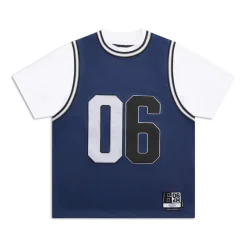 DOUBLE LAYER BBALL JERSEY INK NAVY