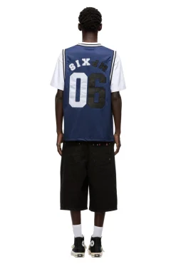 DOUBLE LAYER BBALL JERSEY INK NAVY