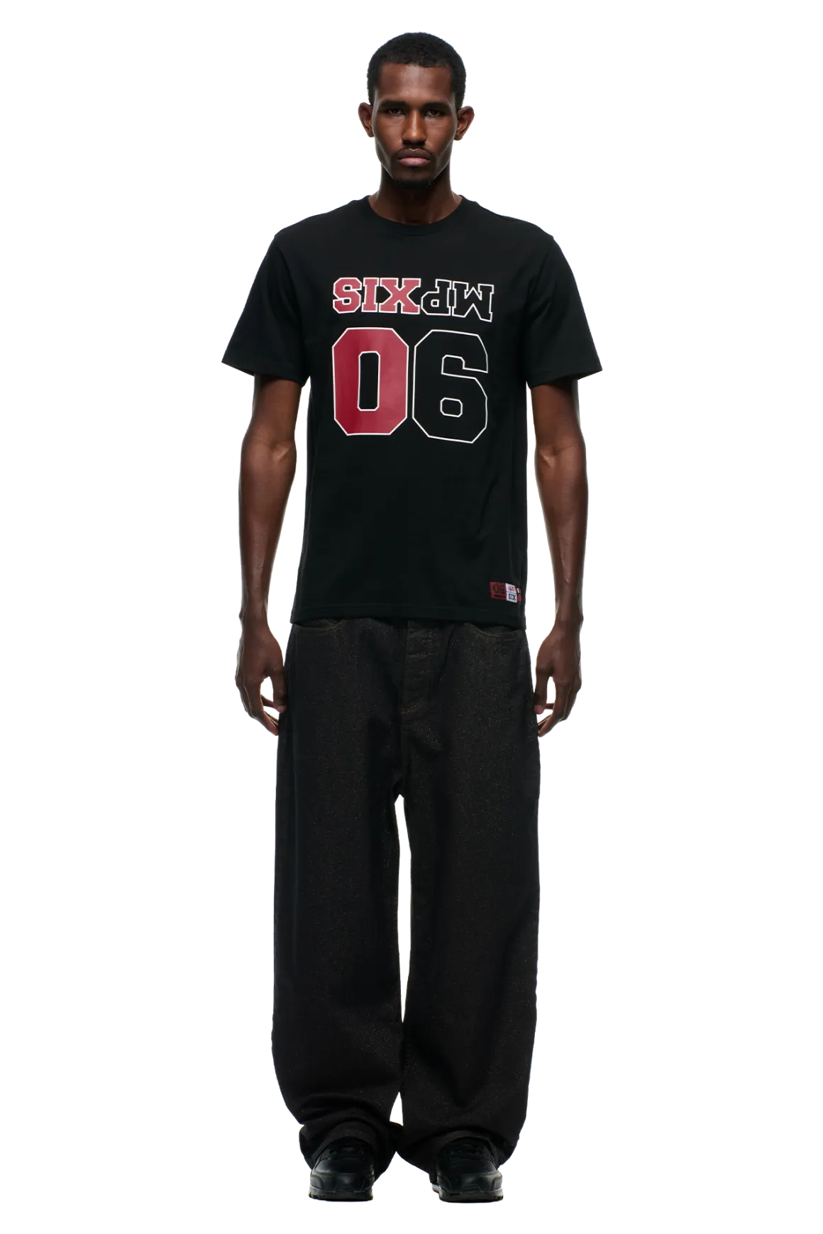 DOWN UNDER COLLEGE T-SHIRT BLACK