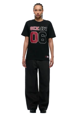 DOWN UNDER COLLEGE T-SHIRT BLACK