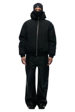 EMBOSSED JACKET BLACK