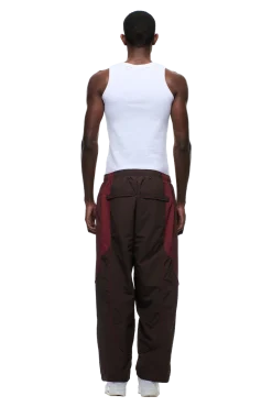EVERYDAY TRACK PANTS DARK BURGUNDY