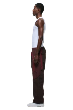 EVERYDAY TRACK PANTS DARK BURGUNDY