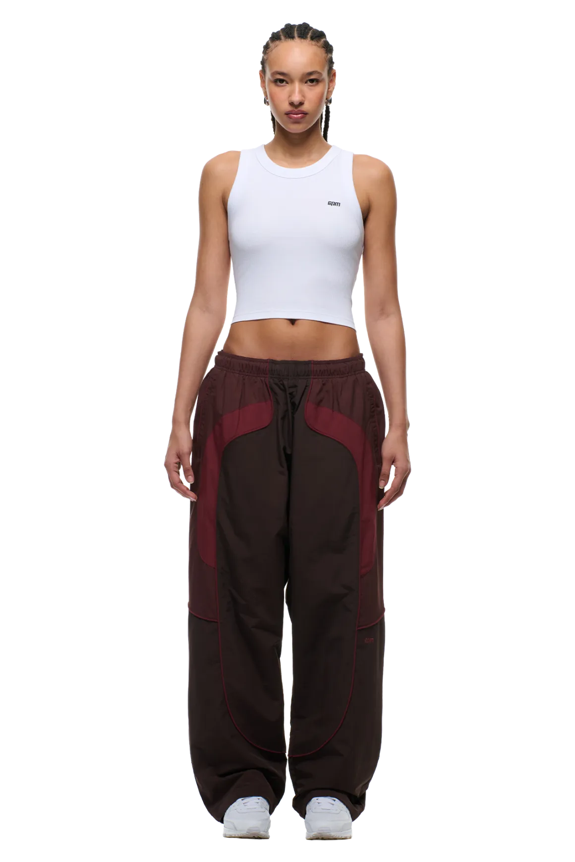 EVERYDAY TRACK PANTS DARK BURGUNDY