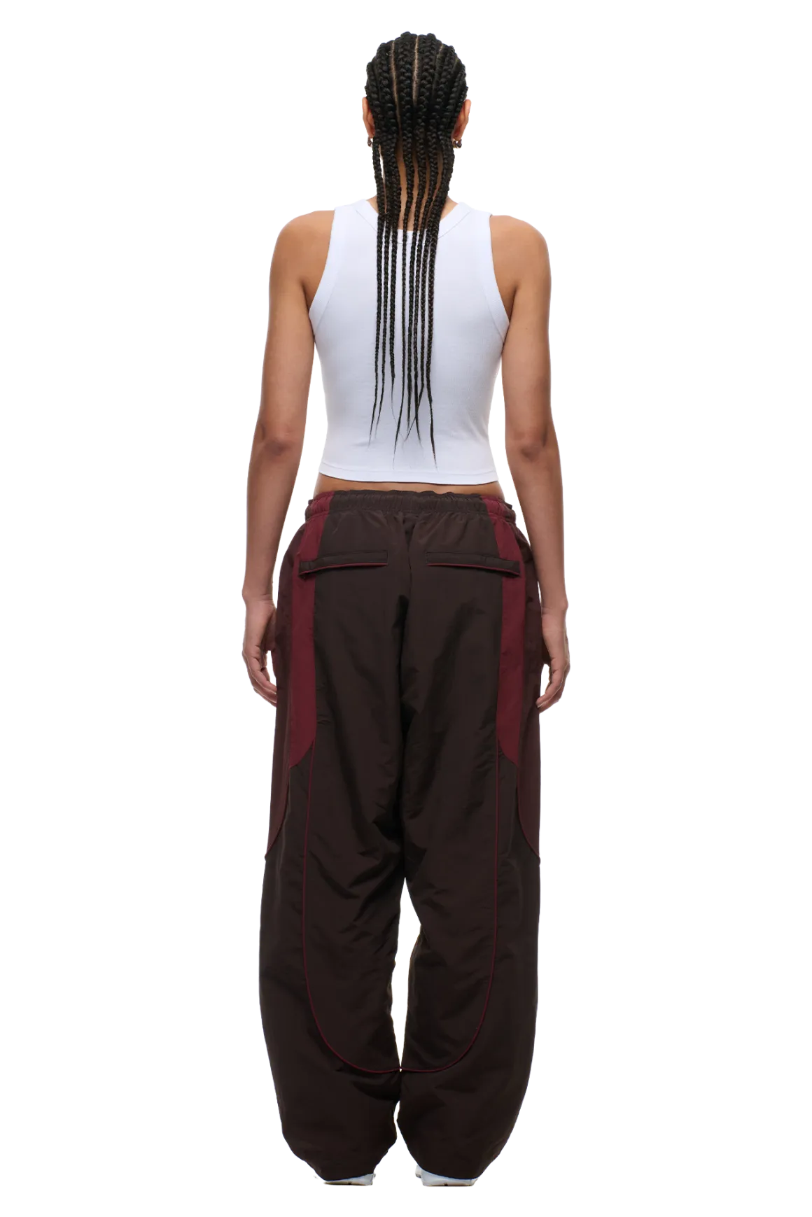 EVERYDAY TRACK PANTS DARK BURGUNDY