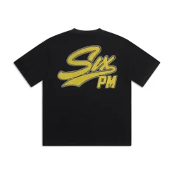 FAUX STITCH T-SHIRT BLACK