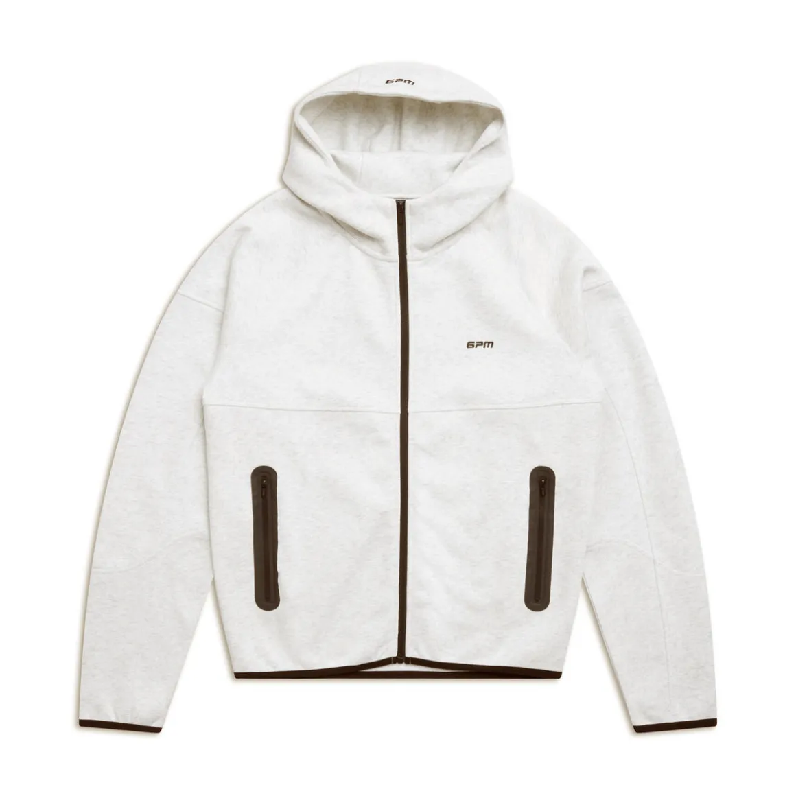 HOODED ROADMAN JACKET LIGHT GREY