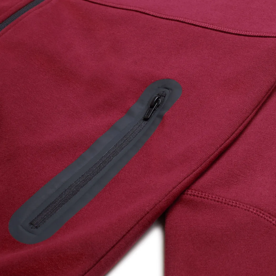 HOODED ROADMAN JACKET WINE RED