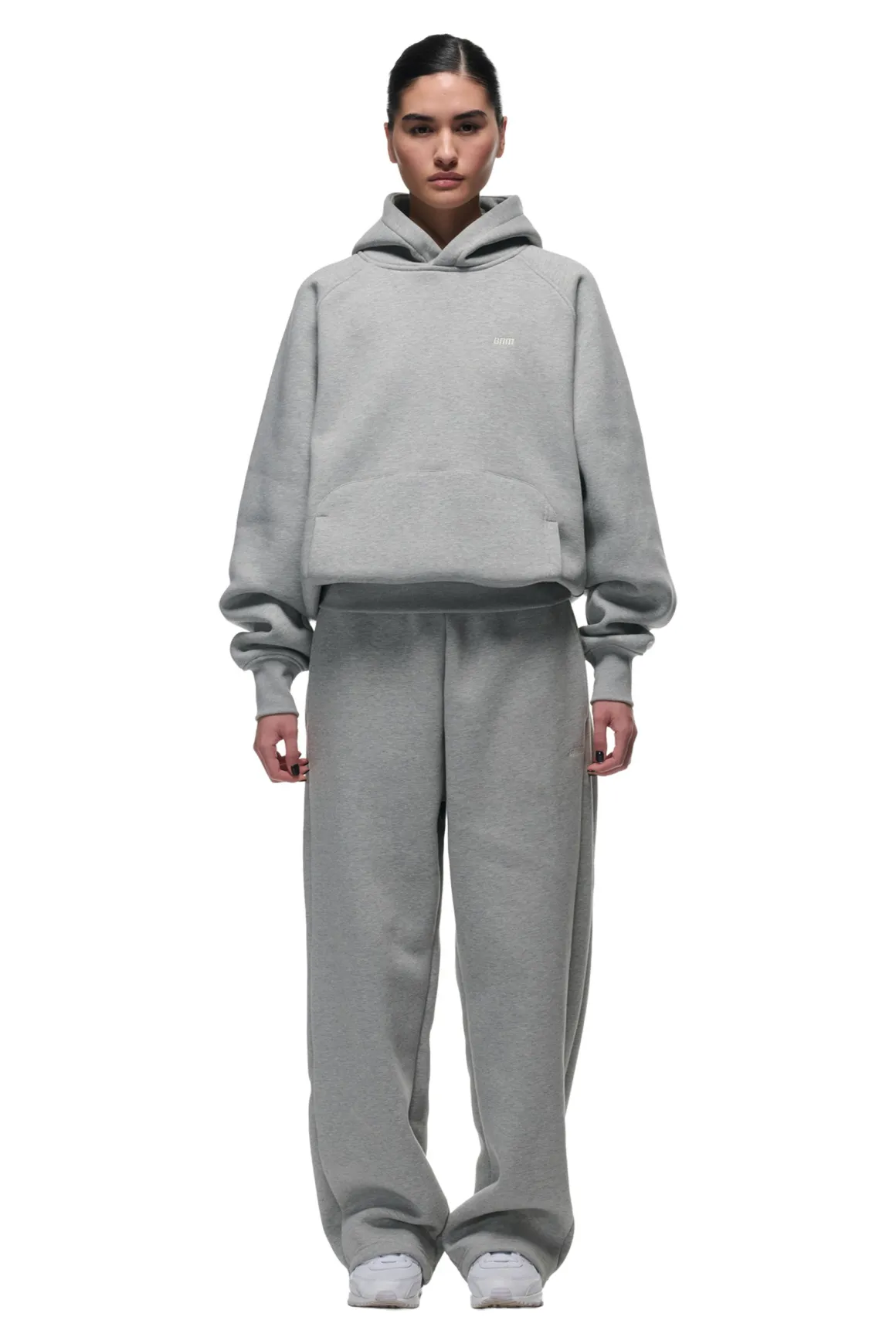HOODIE GREY MELANGE