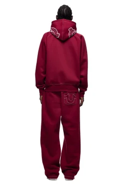 ICONS HOODIE BURNED RED
