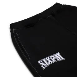 ICONS OPEN LEG JOGGER BLACK