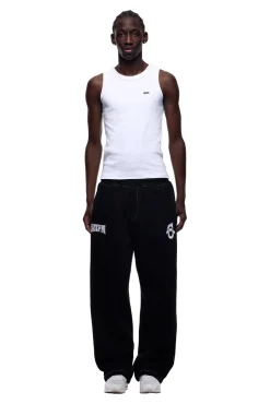 ICONS OPEN LEG JOGGER BLACK