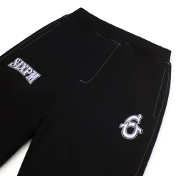 ICONS OPEN LEG JOGGER BLACK