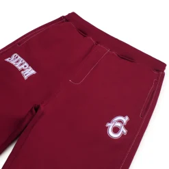 ICONS OPEN LEG JOGGER BURNED RED