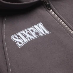 ICONS ZIP HOODIE ASH GREY