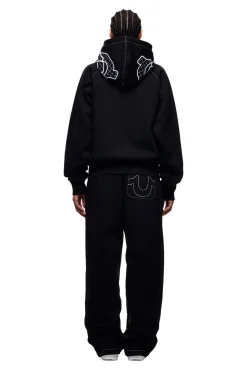 ICONS ZIP HOODIE BLACK