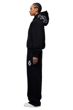 ICONS ZIP HOODIE BLACK