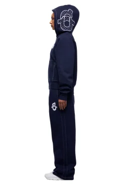 ICONS ZIP HOODIE NAUTICAL BLUE